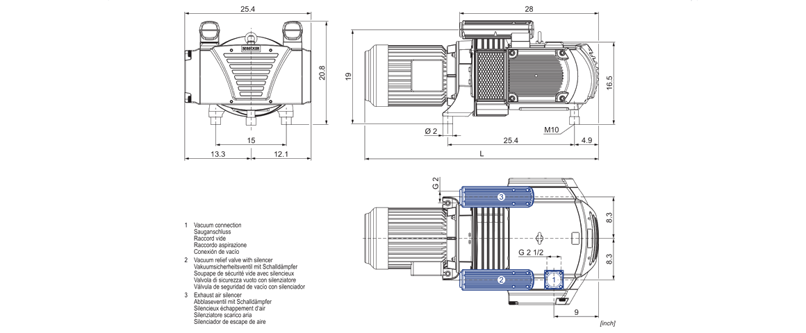 VTLF 2.200真空泵