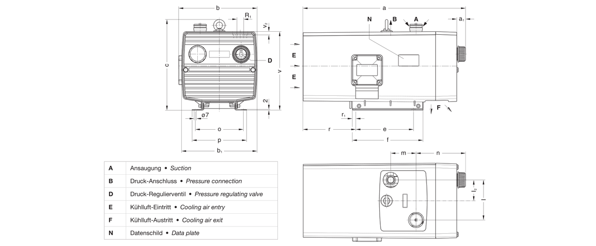 V-DTN 26干式真空泵